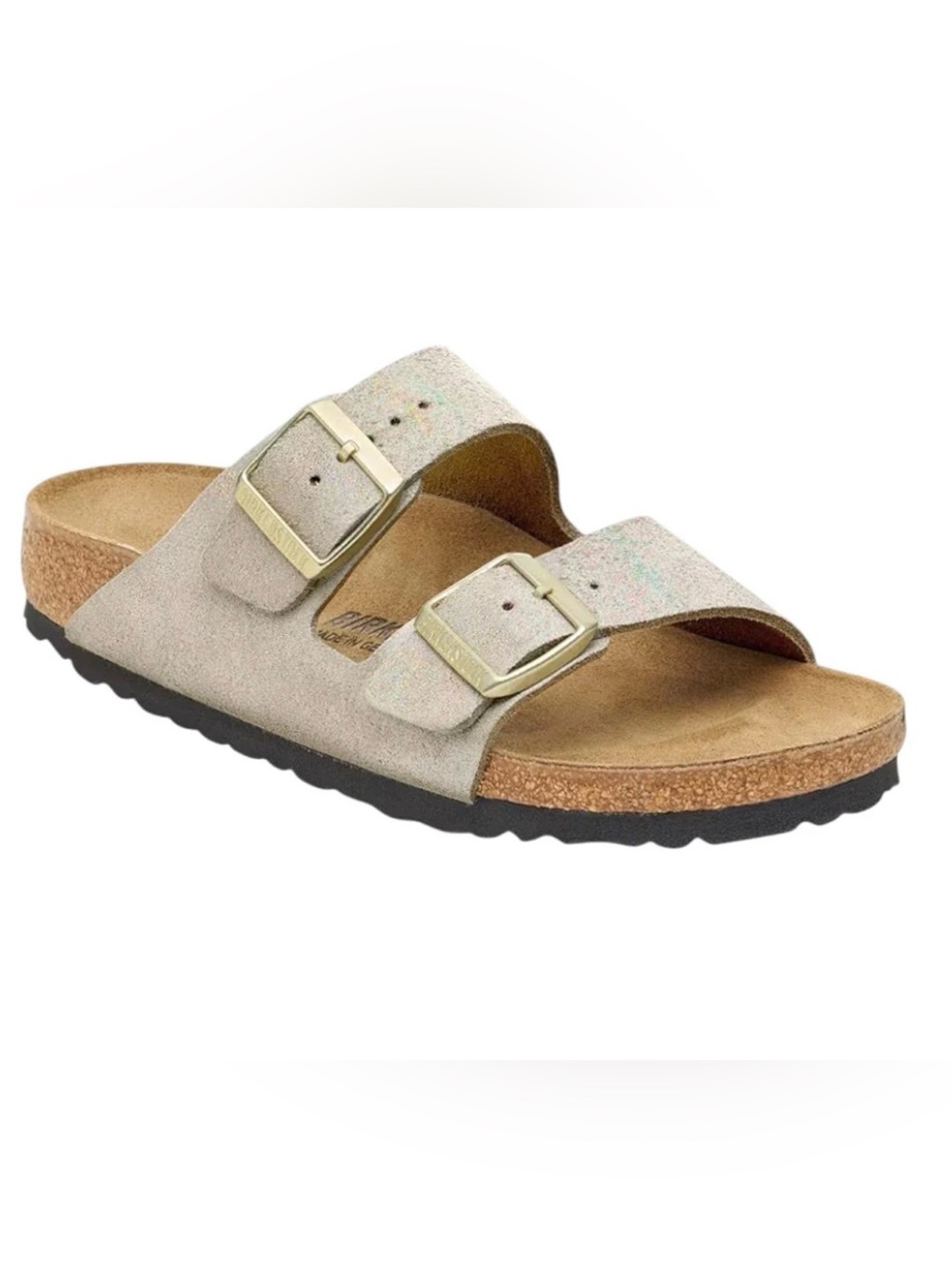 BIRKENSTOCK WOMEN’S Arizona Shimmering Suede Leather Sandals size 36 /6 NWT